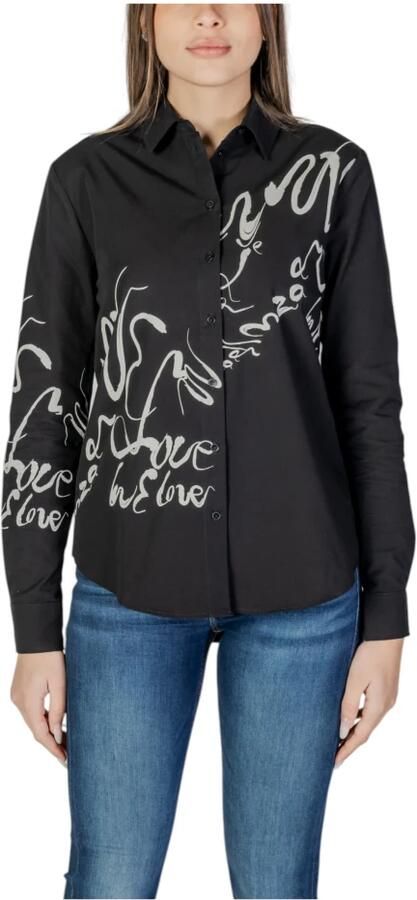 Desigual Lente Zomer Dames Lange Mouw Shirt Black Dames - Foto 4