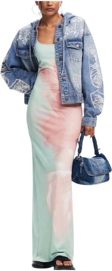 Desigual Blauwe Schoudertas met Rits Lente Zomer Vrouwen Blue Dames - Foto 6