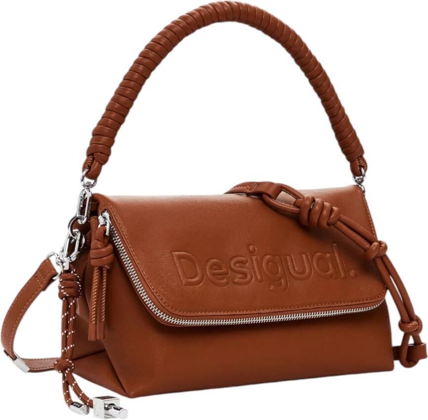 Desigual Bruine Polyethyleen Handtas Lente Zomer Collectie Brown Dames - Foto 4
