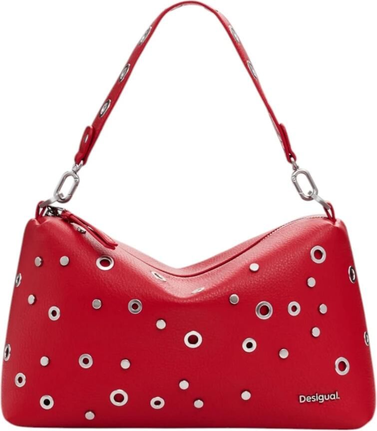 Desigual Lente Zomer Dames Middelgrote Tas Collectie Red Dames - Foto 4