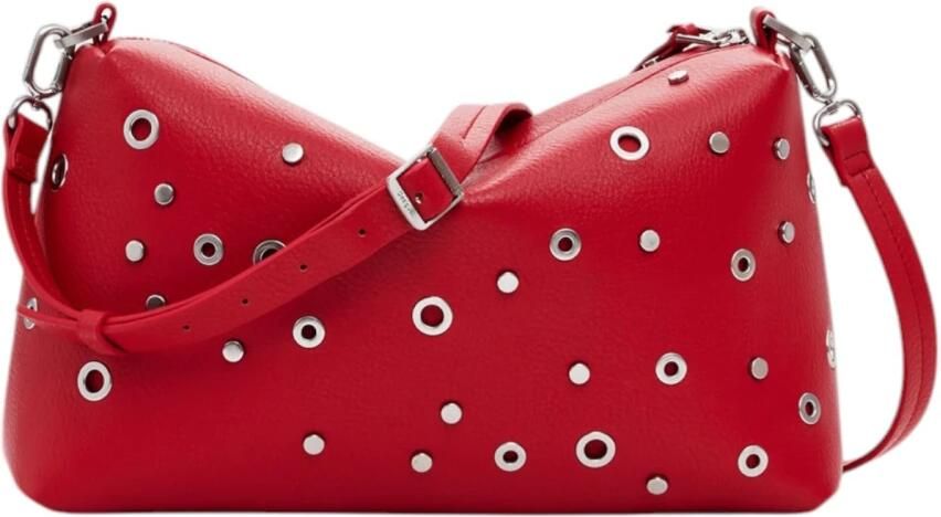 Desigual Lente Zomer Dames Middelgrote Tas Collectie Red Dames - Foto 3