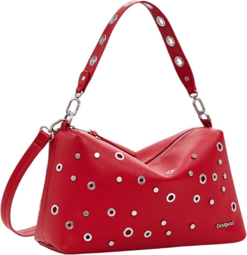 Desigual Lente Zomer Dames Middelgrote Tas Collectie Red Dames