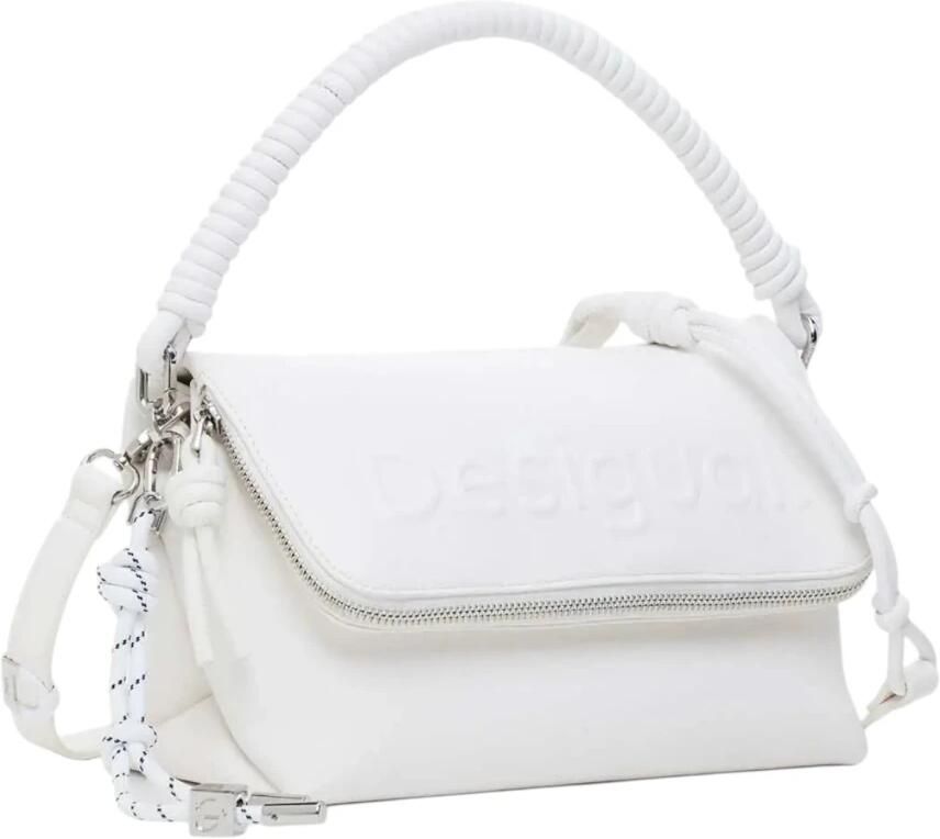 Desigual Lente Zomer Dames Middelgrote Tas Collectie White Dames - Foto 10