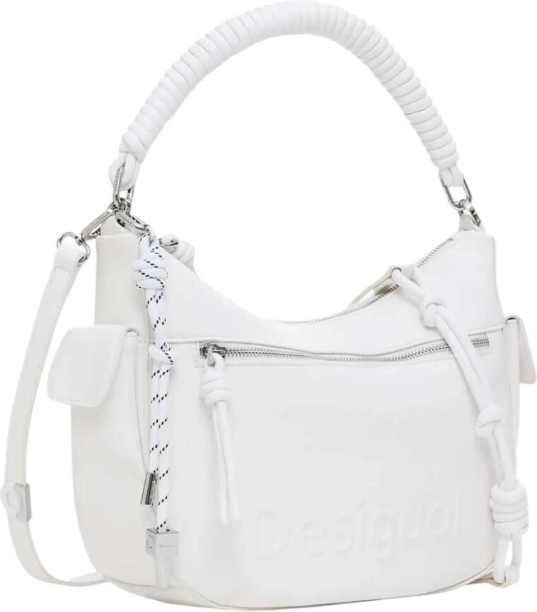 Desigual Lente Zomer Dames Middelgrote Tas Collectie White Dames - Foto 6