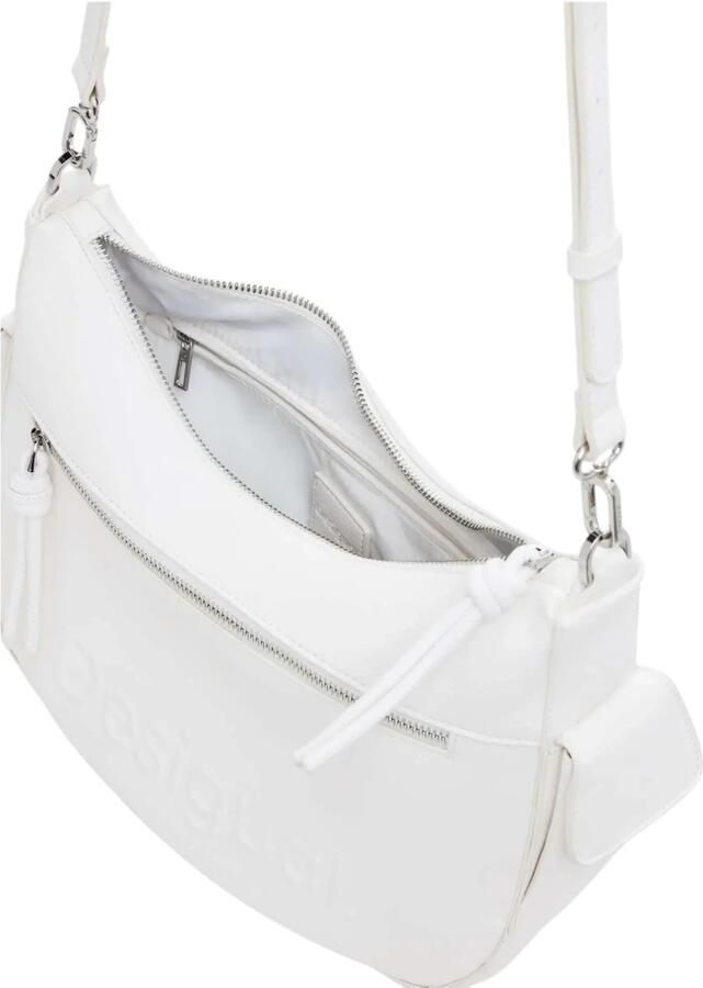 Desigual Lente Zomer Dames Middelgrote Tas Collectie White Dames - Foto 3