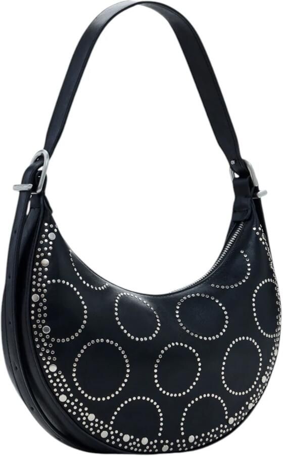 Desigual Lente Zomer Dames Middelgrote Tassen Collectie Black Dames - Foto 3