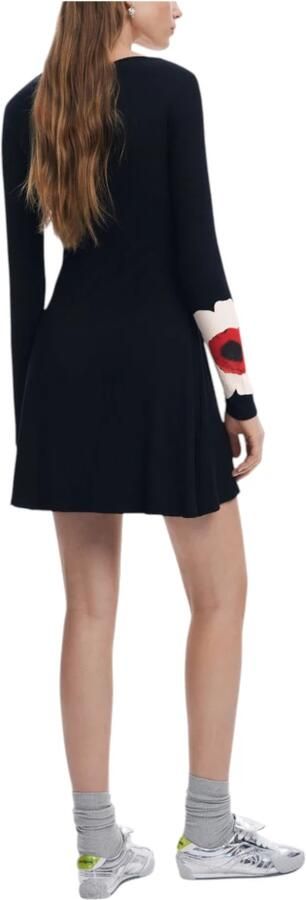 Desigual Lente Zomer Dames Midi Jurk Black Dames - Foto 3
