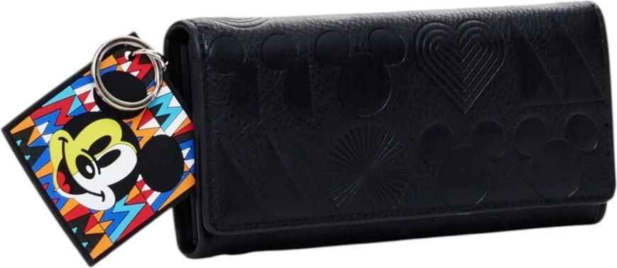 Desigual Zwarte Grote Damesportemonnee Lente Zomer Collectie Black Heren - Foto 4