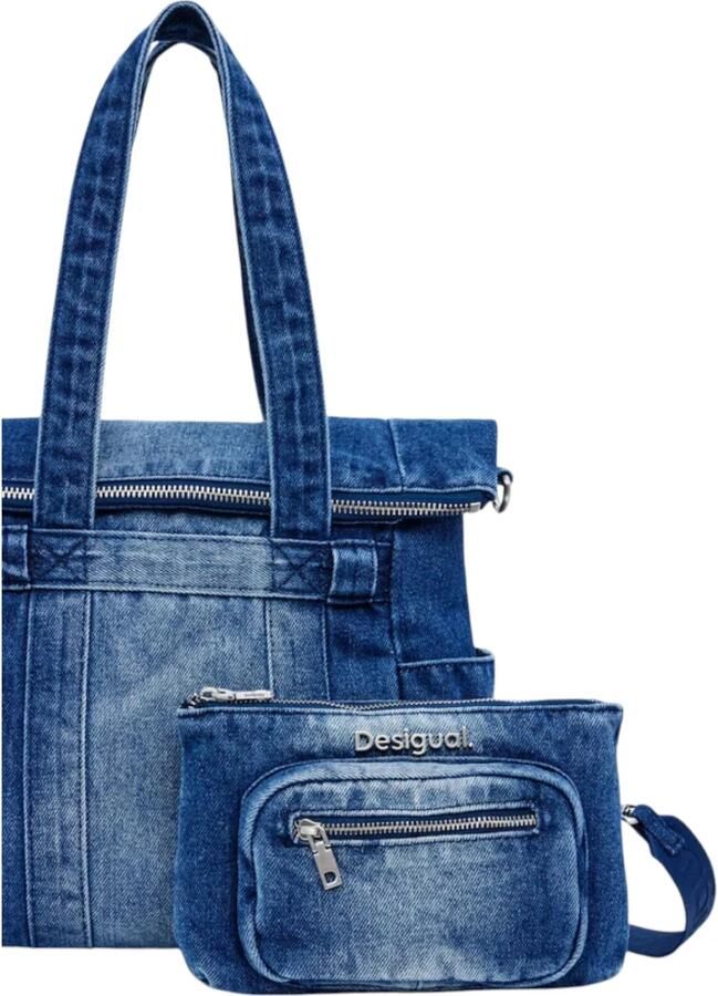 Desigual Rugzak BACK_MODULAR 25 DENIM VOYAGER MINI 25SAXD24