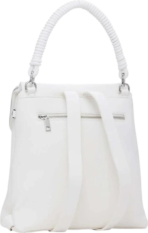 Desigual Stijlvolle Praktische Rugzak met Meerdere Compartimenten White Dames - Foto 7