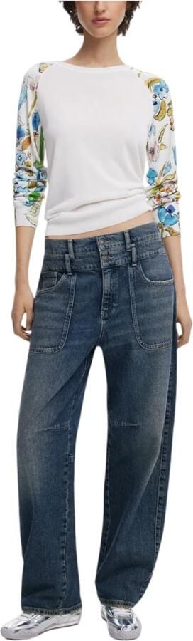 Desigual Lente Zomer Dames Sweatshirt Collectie White Dames - Foto 2