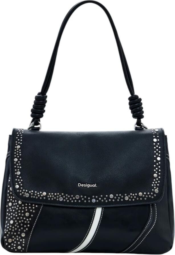 Desigual Zwarte Polyurethaan Dames Handtas Lente Zomer Black Dames - Foto 4