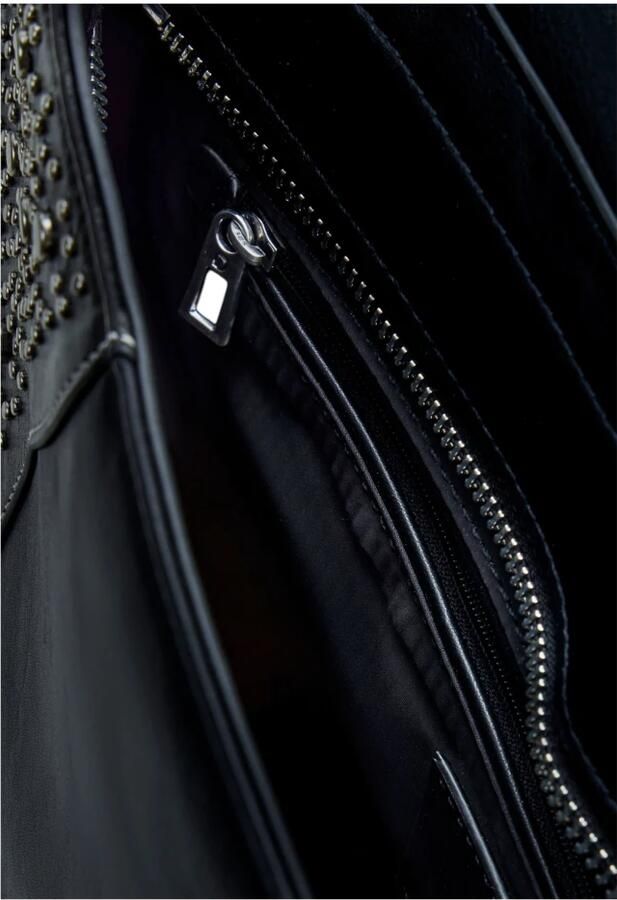 Desigual Zwarte Polyurethaan Dames Handtas Lente Zomer Black Dames - Foto 3