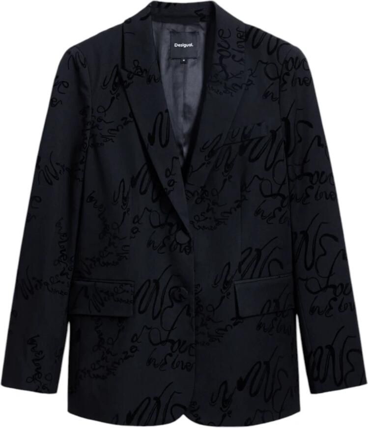 Desigual Lente Zomer Damesjas Black Dames - Foto 4