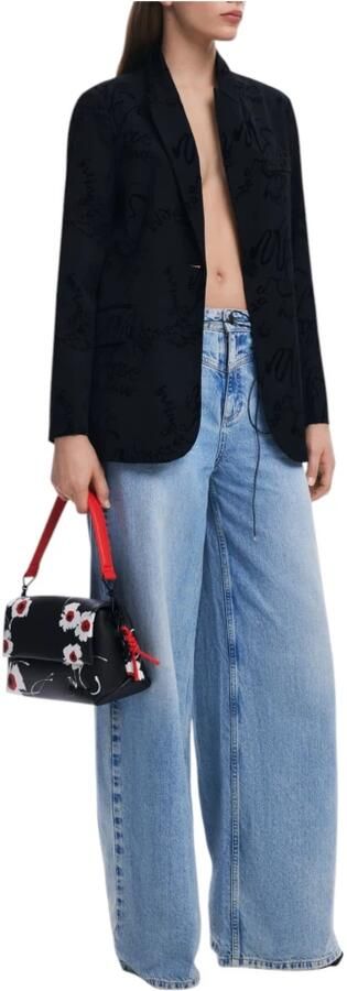 Desigual Lente Zomer Damesjas Black Dames - Foto 3