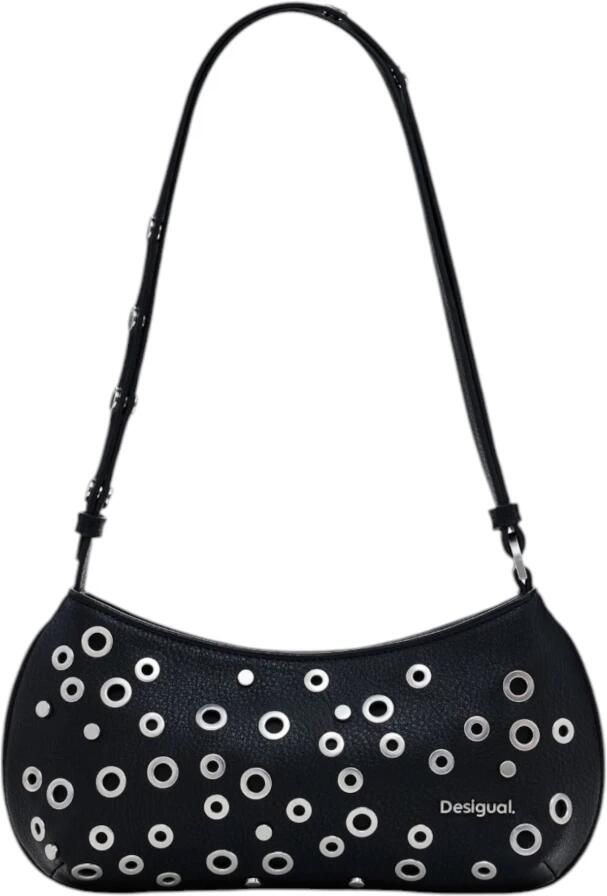 Desigual Zwarte Tote Tas Lente Zomer Stijl Black Dames - Foto 4