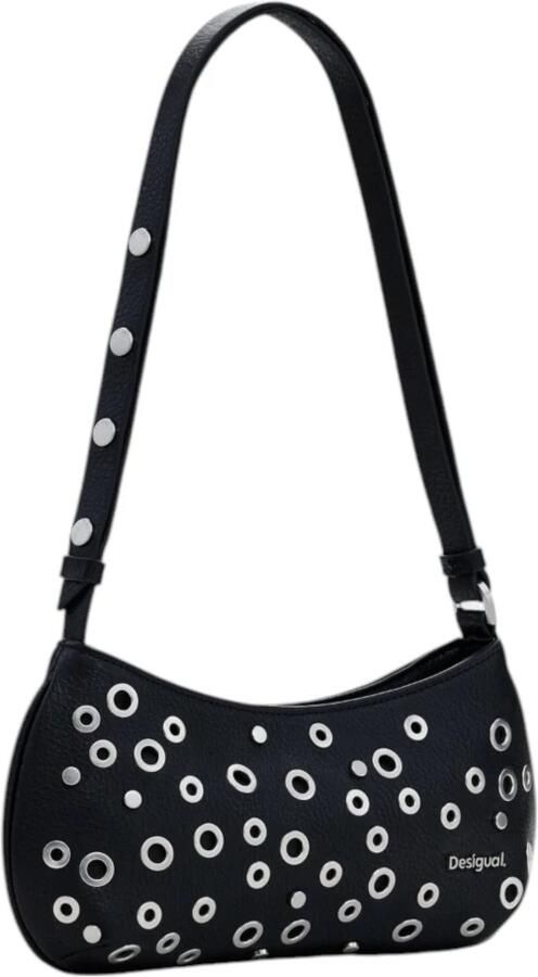 Desigual Zwarte Tote Tas Lente Zomer Stijl Black Dames - Foto 2