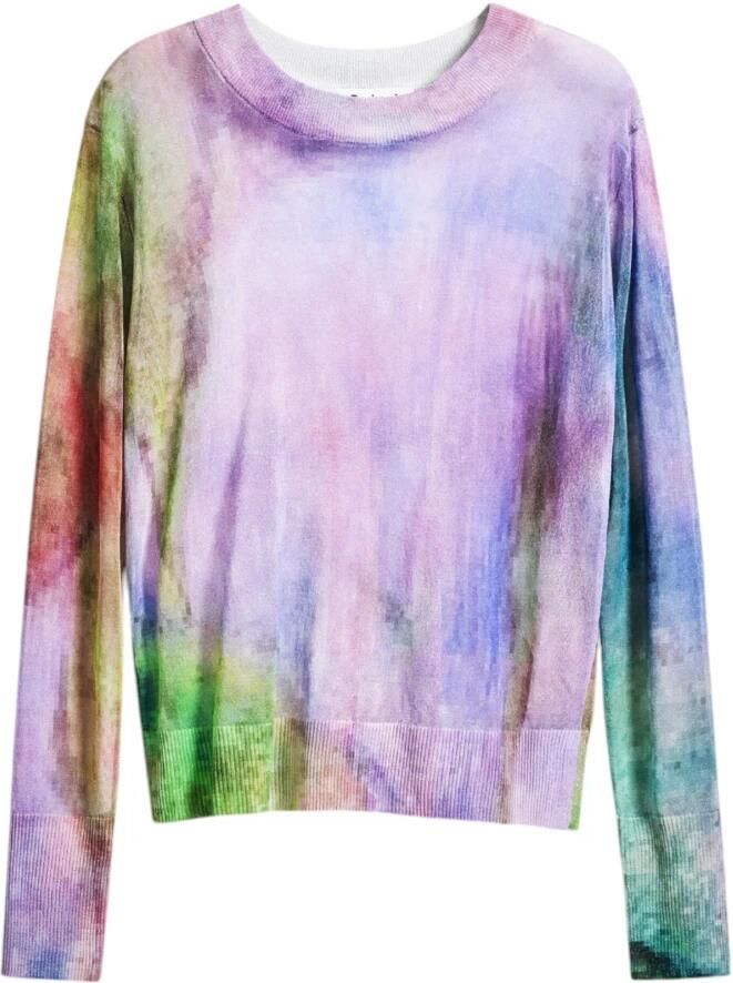 Desigual Lila Longsleeve T-shirt Multicolor Dames - Foto 3