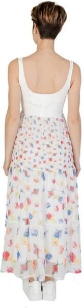 Desigual Moderne Witte Polyester Jurk voor Vrouwen White Dames - Foto 4