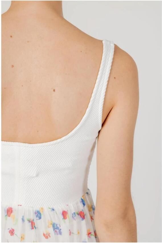 Desigual Moderne Witte Polyester Jurk voor Vrouwen White Dames - Foto 3