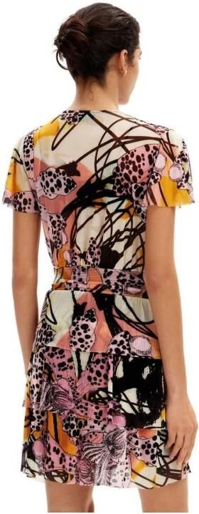 Desigual Multicolor Stijlvolle Korte Jurk voor Vrouwen Multicolor Dames - Foto 4