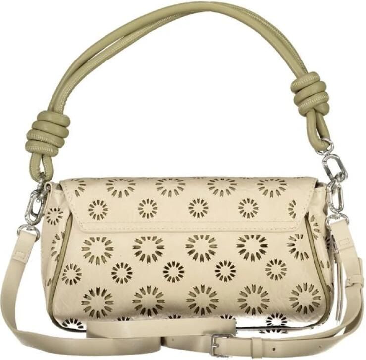 Desigual Beige Uitbreidbare Tas met Afneembaar Handvat en Verstelbare Band Beige Dames - Foto 2