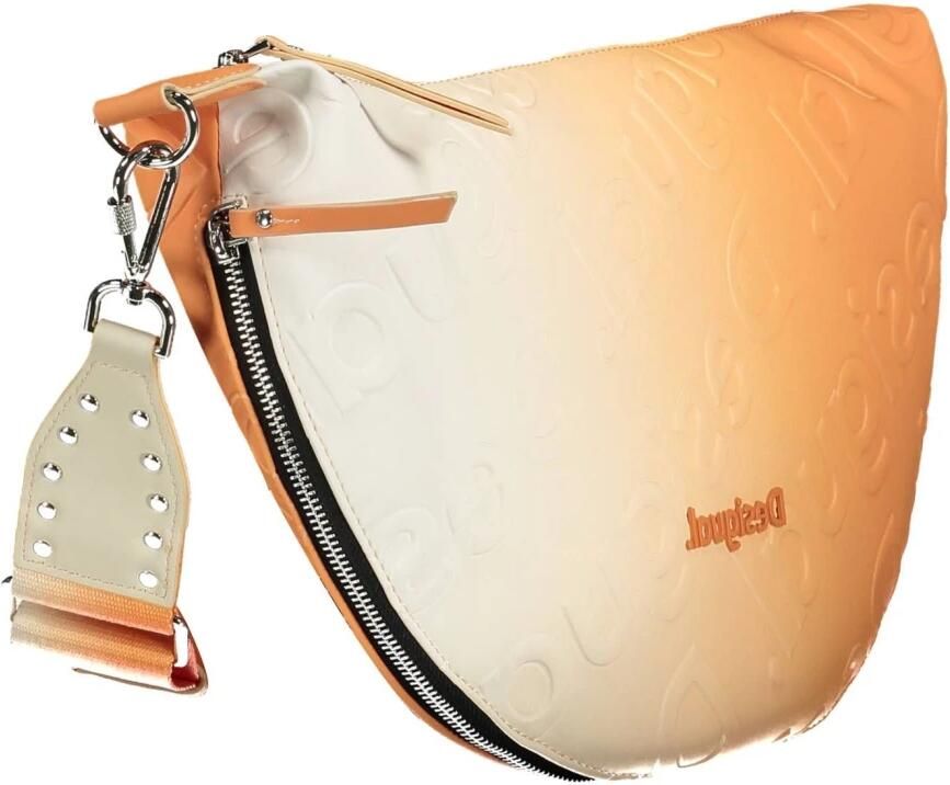 Desigual Uitbreidbare Oranje Handtas met Verstelbare Schouderband Orange Dames