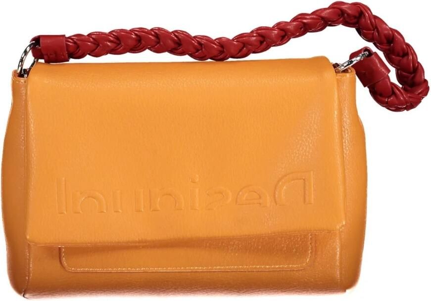 Desigual Stijlvolle Oranje Schoudertas met Contrasterende Details Orange Dames - Foto 3