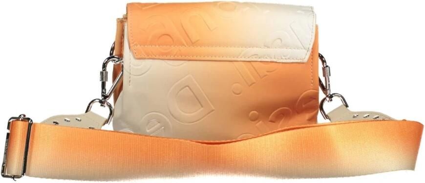 Desigual Oranje Polyurethaan Handtas met Verstelbare Schouderband Orange Dames - Foto 2