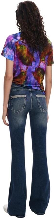 Desigual Korte Mouw T-shirt Lente Zomer Collectie Multicolor Dames - Foto 3