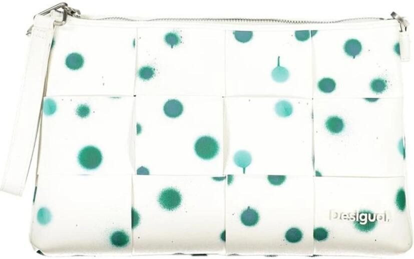 Desigual Polka Dot Handtas met Meerdere Compartimenten White Dames - Foto 4