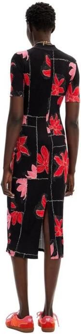 Desigual Elegante Midi Jurk voor Vrouwen Red Dames - Foto 5