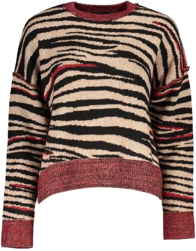 Desigual Zachtroze Gebreide Trui met Ronde Halslijn Pink Dames - Foto 2