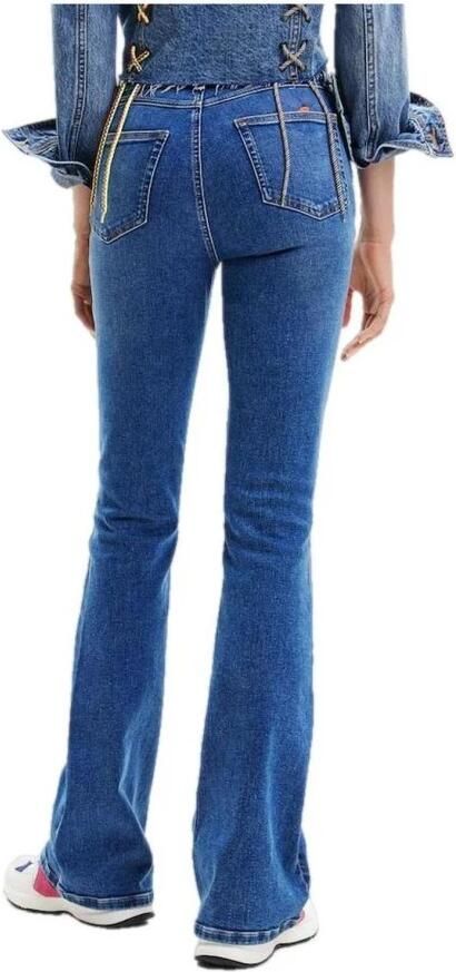 Desigual Slim Fit Katoen-Blend Jeans Blue Dames - Foto 2