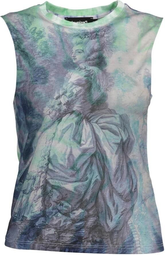 Desigual Zomerbries Tanktop met brede schouders Multicolor Dames