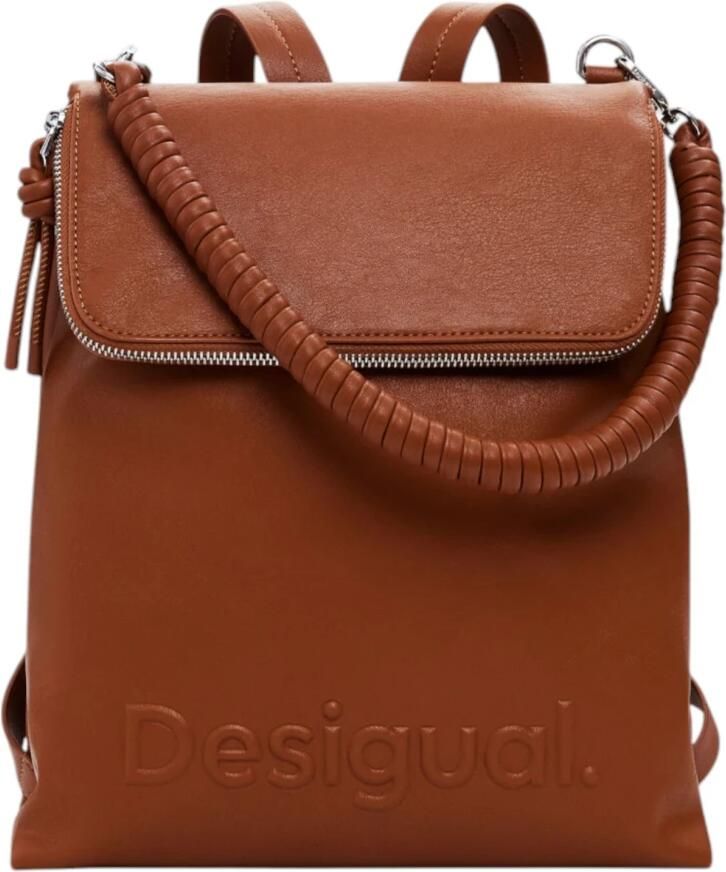 Desigual Stijlvolle damesrugzakken voor lente zomer Brown Dames - Foto 4