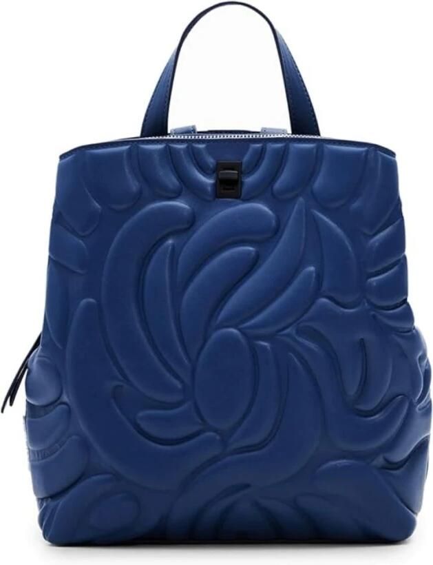 Desigual Blauwe Polyurethaan Rugzak met Strak Ontwerp Blue Dames - Foto 4