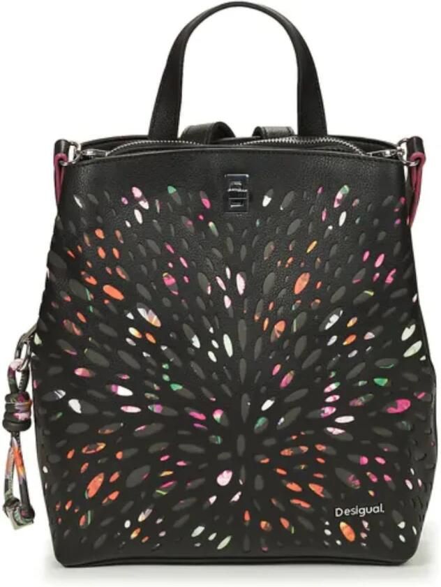 Desigual Stijlvolle Rugzak met Meerdere Compartimenten Multicolor Dames - Foto 4