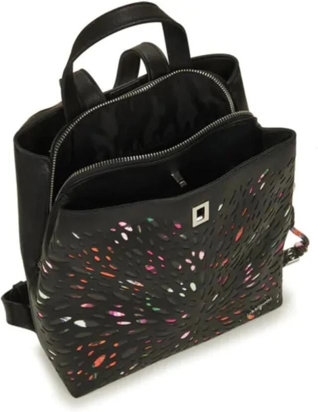 Desigual Stijlvolle Rugzak met Meerdere Compartimenten Multicolor Dames