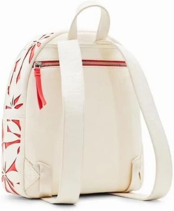 Desigual Witte Polyethyleen Rugzak met Meerdere Compartimenten Multicolor Dames - Foto 2