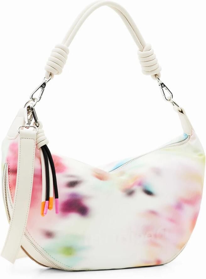 Desigual Chique witte uitbreidbare handtas met contrasterende accenten Multicolor Dames
