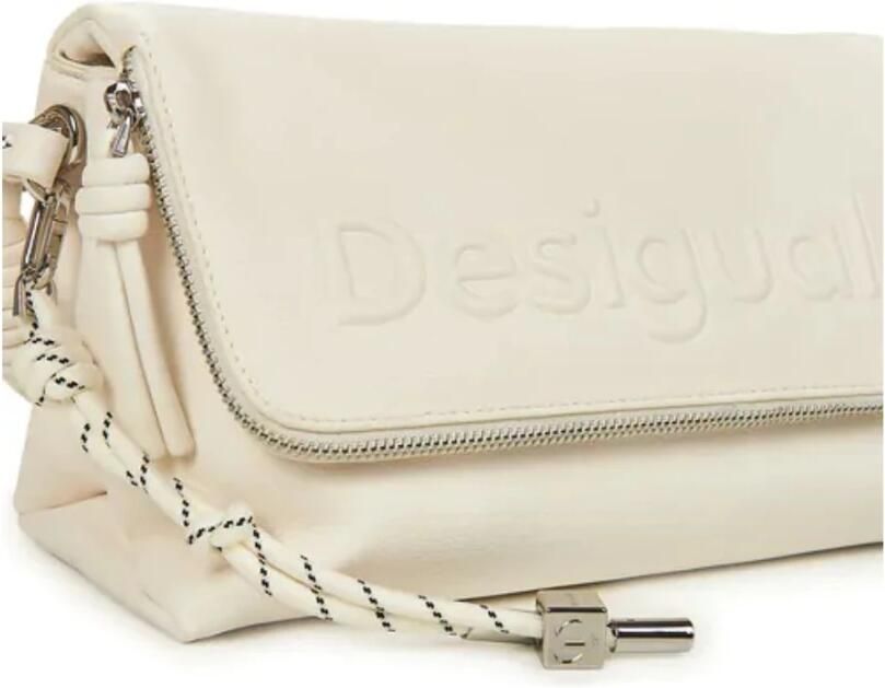 Desigual Lente Zomer Dames Middelgrote Tas Collectie White Dames - Foto 6