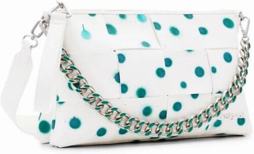 Desigual Polka Dot Handtas met Meerdere Compartimenten White Dames - Foto 7