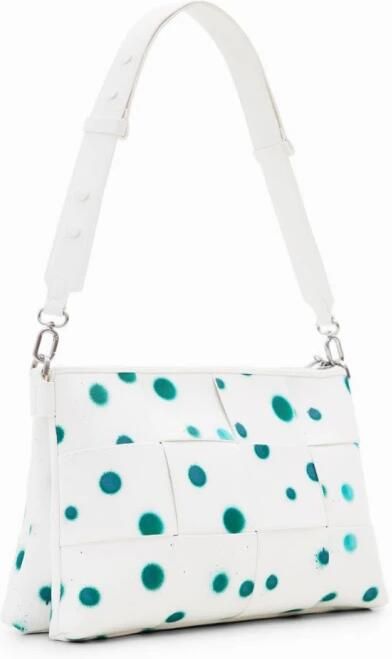 Desigual Polka Dot Handtas met Meerdere Compartimenten White Dames - Foto 6