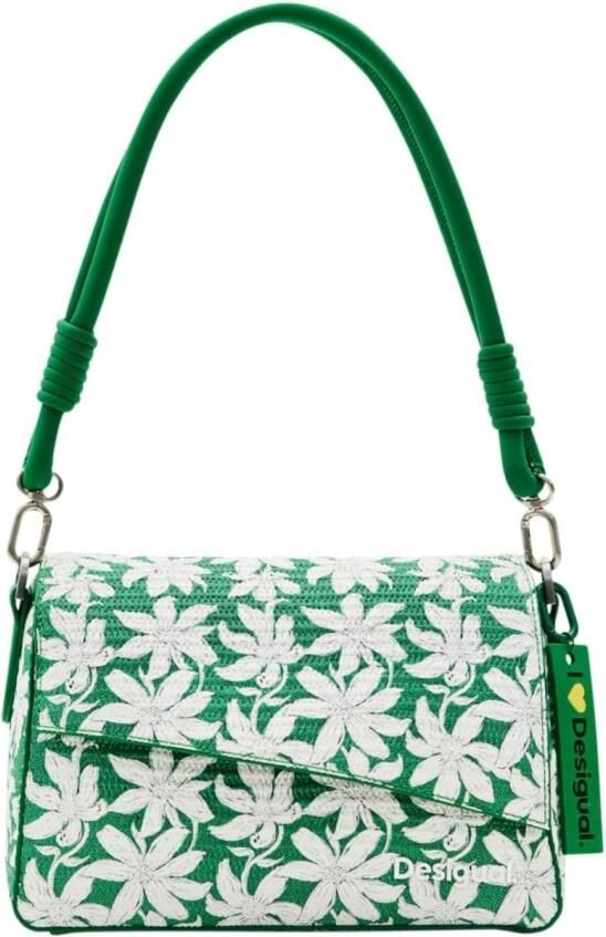Desigual Groene Polyethyleen Handtas met Afneembare Band Green Dames - Foto 4