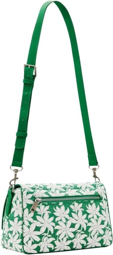 Desigual Groene Polyethyleen Handtas met Afneembare Band Green Dames - Foto 3