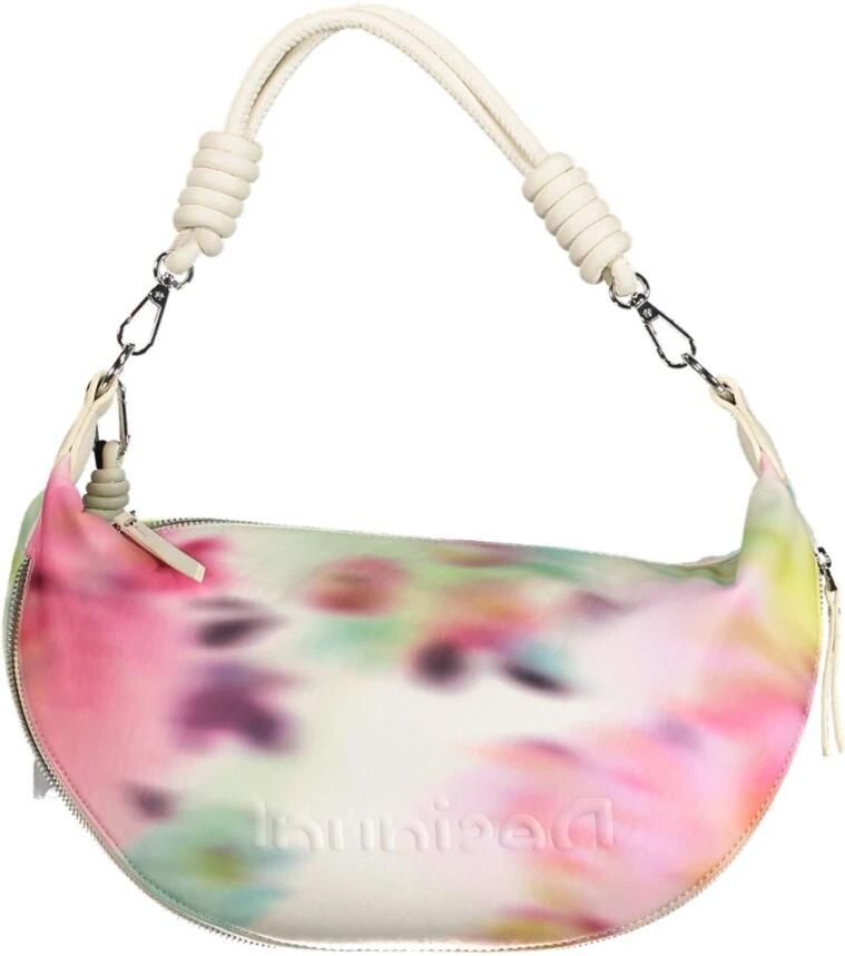 Desigual Chique witte uitbreidbare handtas met contrasterende accenten Multicolor Dames - Foto 4