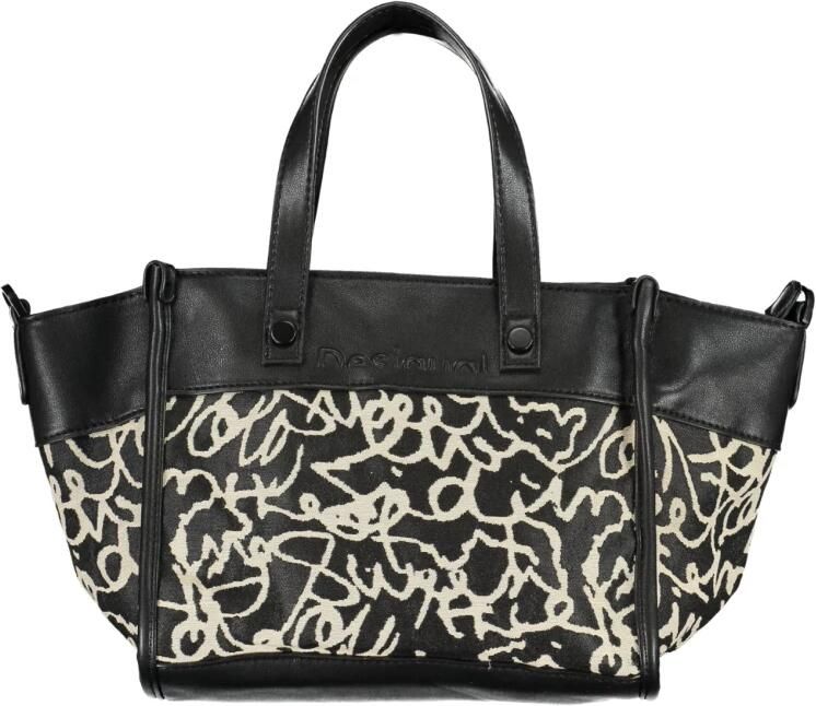 Desigual Zwarte Polyester Handtas met Verstelbare Schouderband Black Dames - Foto 2