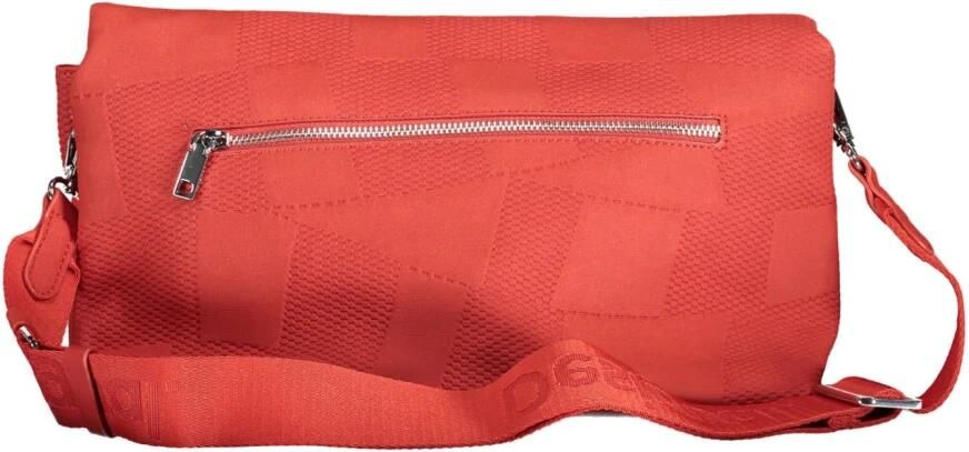 Desigual Rode Handtas met Afneembare Banden en Meerdere Compartimenten Red Dames - Foto 3
