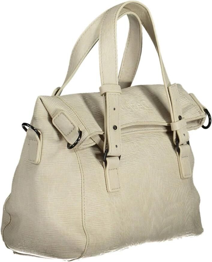 Desigual Witte Polyurethaan Handtas met Verstelbare Handvatten en Schouderriem White Dames - Foto 2